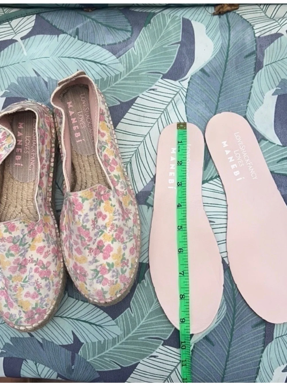 LoveShackFancy x Manebi Fruity Punch Floral  Espadrilles Cottagecore Dream